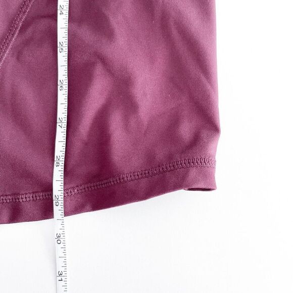 Nola Women's Crisscross Strappy Back V-Neck Short Sleeve Active Tee Purple Sz 2X - Picture 5 of 6